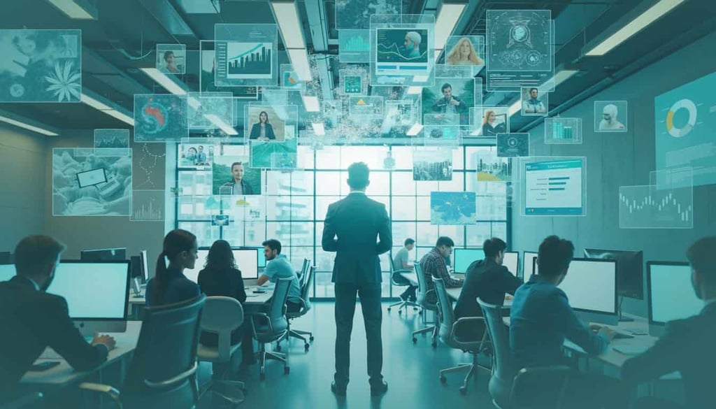 Marketing data analysis interface using AI to uncover customer insights and campaign trends